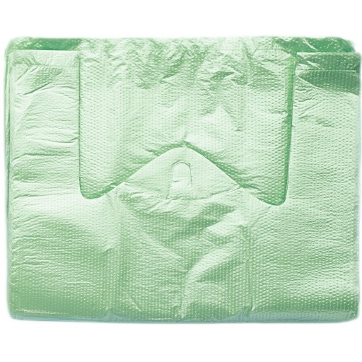 FÓLIOVÉ TAŠKY HDPE STRONG TAŠKY 30x55 cm 100 kusov 14µ ZELENÉ