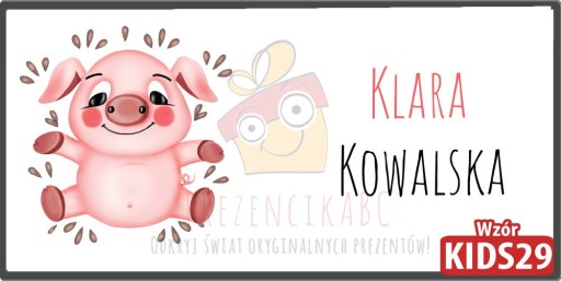 Hrnček Darček do škôlky pre školáka Meno PIG White