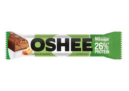 Proteínová tyčinka Oshee Peanut & Caramel 49g