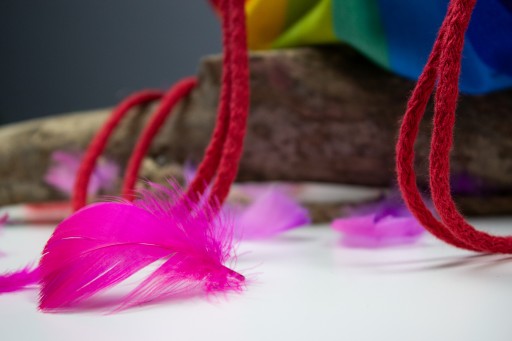 Bavlnený SCHOOL batoh Rainbow LGBT tolerancia
