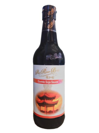 Tmavá sójová omáčka Dunkle Čínska marináda Ázijské korenie na sushi 500 ml
