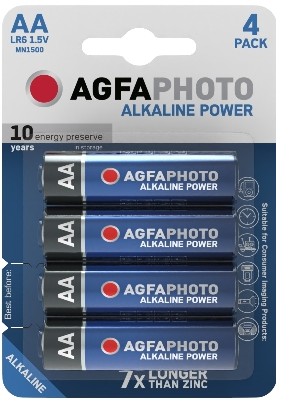 AgfaPhoto AA alkalická batéria (R6) 4 ks