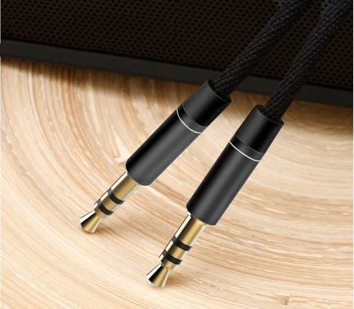 VYLEPŠENÝ NYLONOVÝ AUX MINI JACK AUDIO KÁBEL 3,5MM