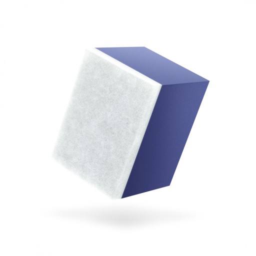 Plstený blok ADBL Glass Cube na ručné leštenie skla, plstená podložka