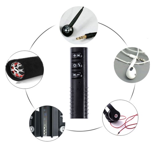 ADAPTÉR PRE PRIJÍMAČ AUDIO BLUETOOTH BT AUX MINI-JACK 3,5 mm OG37A