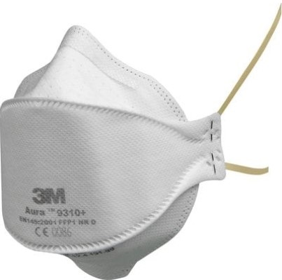 Filtračná polomaska 3M Aura 9310+ FFP1 bez ventilu