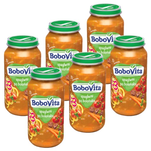 BoboVita Junior Špagety Bolognese 1-3 roky 250 g