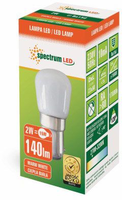 LED tabuľová žiarovka do šijacieho stroja BA15D B15 1,5W - STUDENÁ BIELA