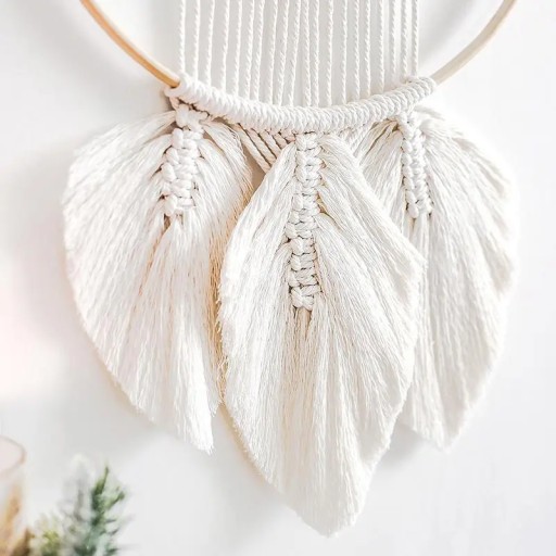 Sada drevených obrúčok pre macrame lapač snov DREVENÝ PRSTEŇ 12 ks
