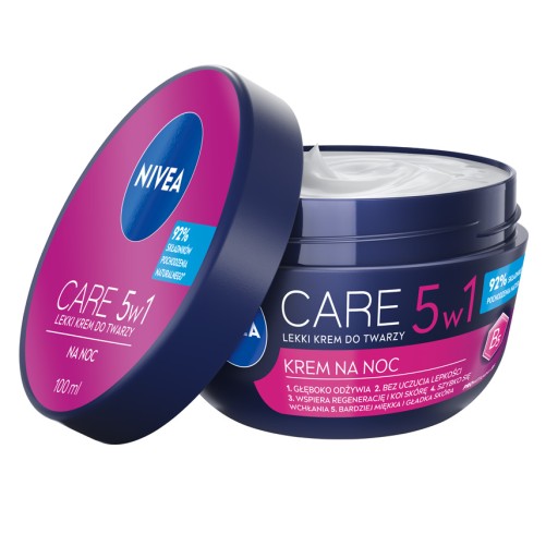 NIVEA CARE Hydratačný pleťový krém 5v1 na noc