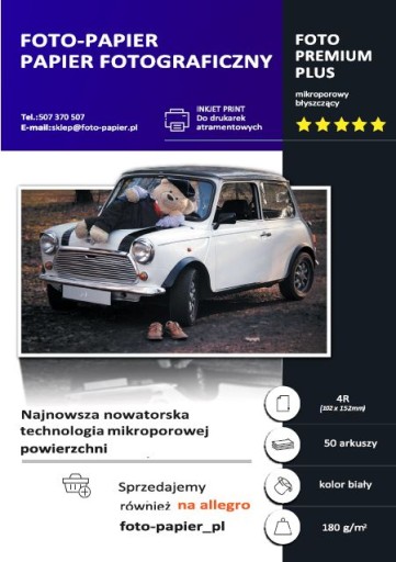 LESKLÝ FOTOPAPIER 10x15 180 g/m2 50