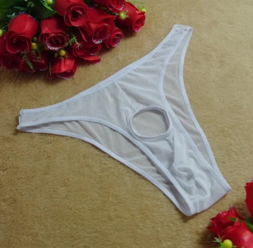SEXY PÁNSKE EROTICKÉ NAPÁJACIE NOHAVICE S OTVOROM NA PENIS, SIEŤOVANÁ S