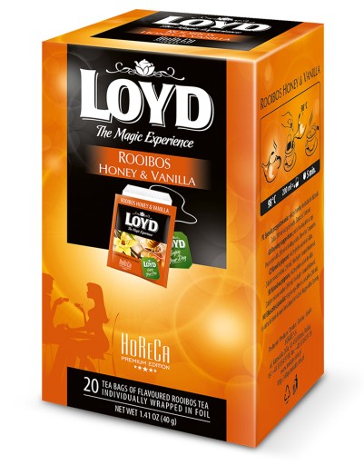 Horeca Express Čaj Rooibos Obálky Med Vanilka 20 ks LOYD
