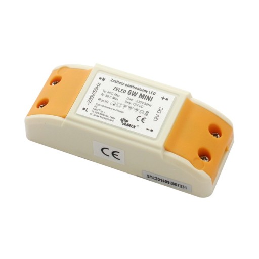 ELEKTRONICKÝ TRANSFORMÁTOR PRE INTERIÉROVÉ LED LAMPY LedDRIVER AMIX