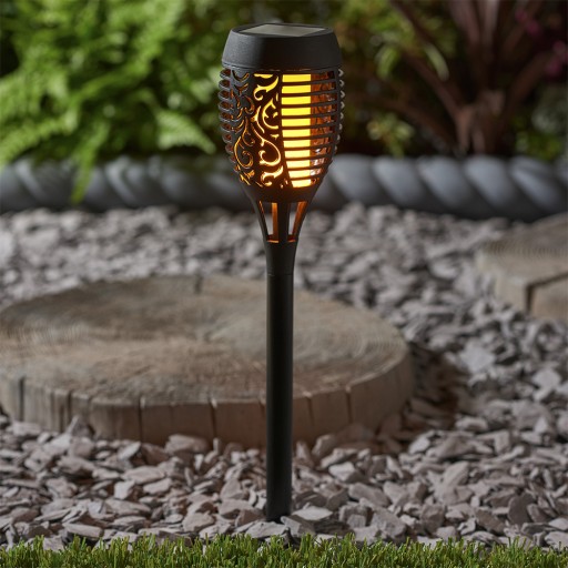 LED solárne svietidlo LATERN DRIVEN TORCH plameň 50cm