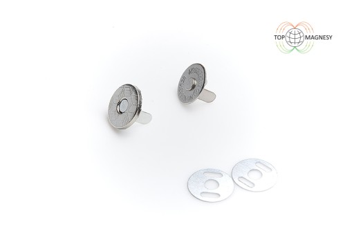 Magnetická spona 14 mm strieborná