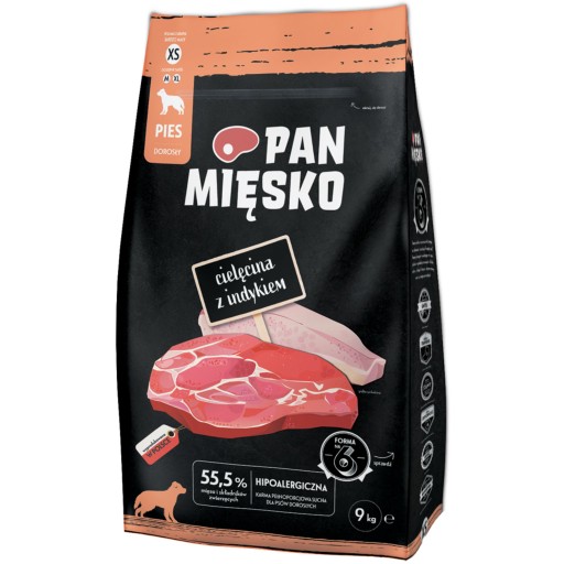 Pan Mäso Teľacie mäso s morčacím chrumkavým XS 1 kg