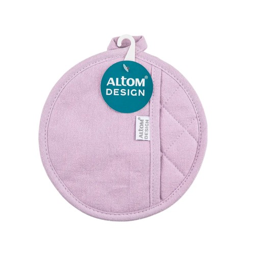 Kuchynská rukoväť, 100% bavlna, Altom Design, okrúhla, svetlo fialová