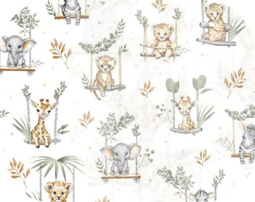 Flanelová utierka na starostlivosť o dieťa Zoo Green