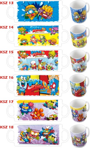 SUPER ZINGS hrnček S MENOM 330ml + KARTÓN