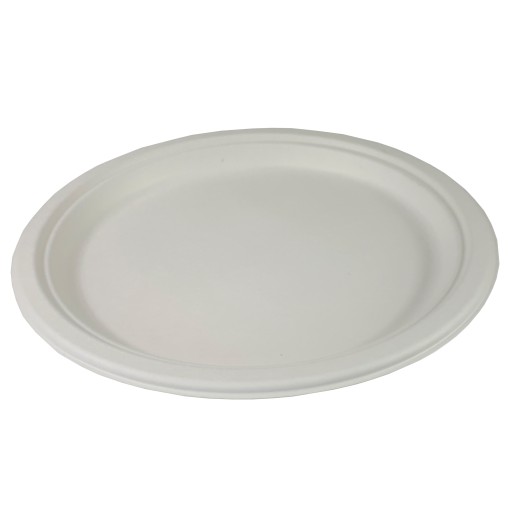 VEĽKÉ TANIERE papierové biele trstinové 26cm NARODENINOVÝ TANIER 10x