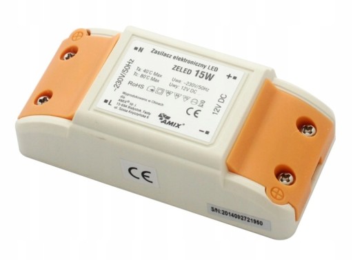 Elektronický transformátor LedDriver AN-15W/12V AMIX