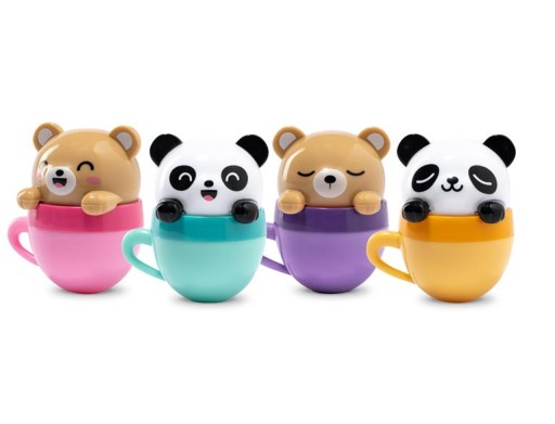 Balzam na pery pre deti medvedík panda v kelímku Balzam na pery Martinelia 3,1g