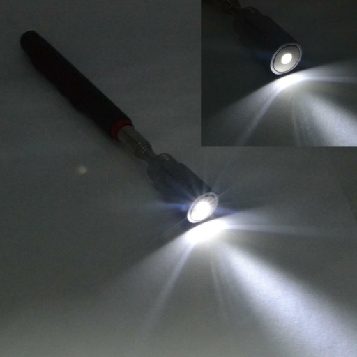 MAGNETICKÝ UCHOVÁVAČ LED TELESKOPICKÝ MAGNET 80cm