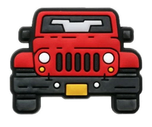 ODZNAKOVÝ ŠTÍTOK DO OBUV CROCS CROCS ORNAMENT CAR RETRO JEEP CAR