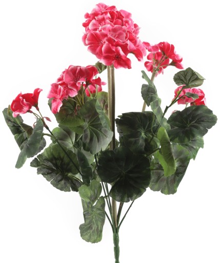 Umelé kvety Geranium na balkónovú terasu - biela