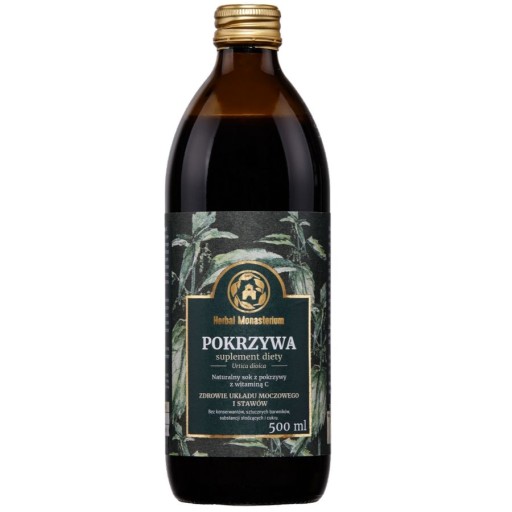 Herbal Monasterium žihľavová šťava 500 ml, bez konzervantov a farbív