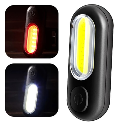 PREDNÁ ZADNÁ BICYKLE LAMPA LED USB VODOtesné