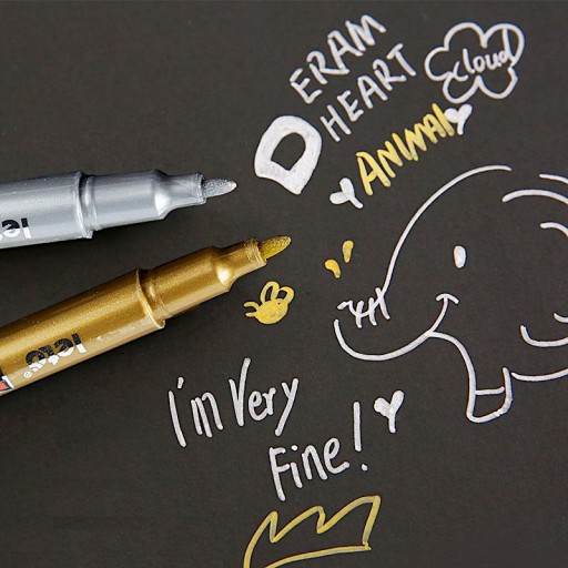 PERMANENTNÝ ZLATÝ OZDOBNÝ MARKER LETNÝ 1 ks.