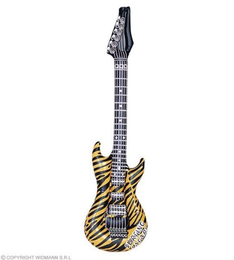 ORANŽOVÁ NAFUKOVANÁ ROCK ELEKTRICKÁ GITARA