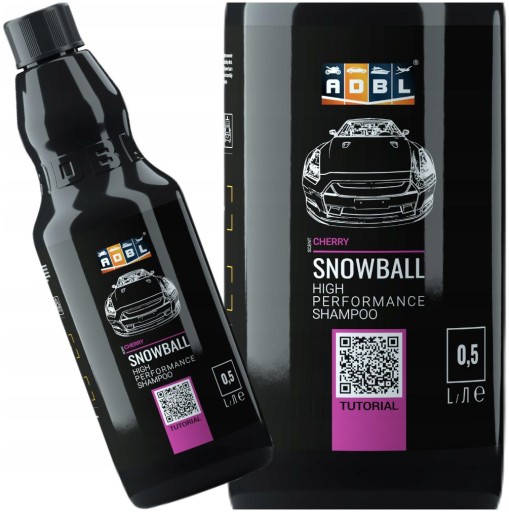 ADBL SNOWBALL 500 ŠAMPÓN NEUTRÁLNE pH NA UMÝVANIE AUT HRUBÁ PENA