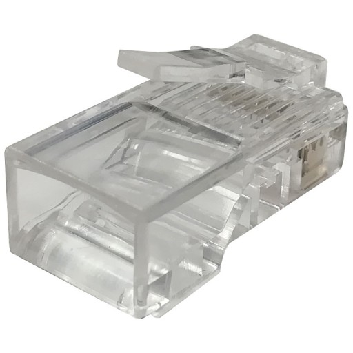 RJ45 8P8C kat.5e priechodná zástrčka, 2 ks