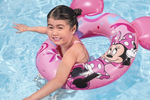 NAFUKOVACÍ PLÁVACÍ PRUH S ušami MINNIE MOUSE BESTWAY 9102N