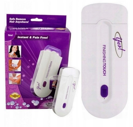 DEPILÁTOR, TRIMER, SHARVER FINISHING TOUCH LED PRO