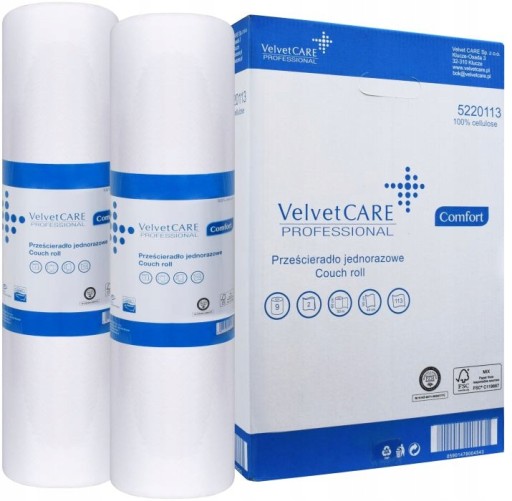 Velvet Care Dvojvrstvová celulózová podložka 60cm x 50mb