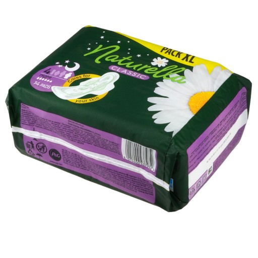 NATURELLA NIGHT CLASSIC hygienické vložky 14 KS S KRÍDLAMI PRE NOC ABSORBENT XL