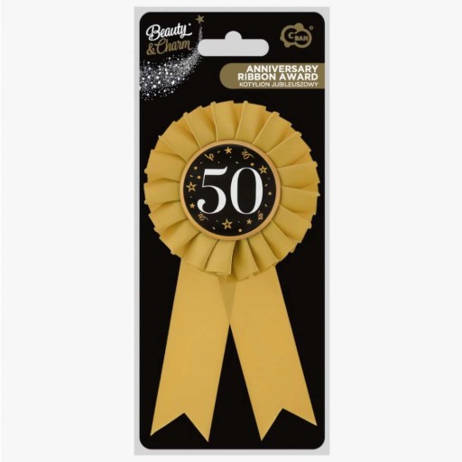 Zlato čierny kotilión 50. NARODENINY odznak jubilejný odznak