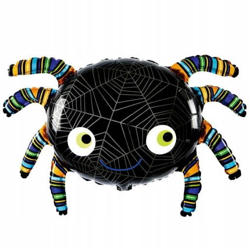 Halloweensky fóliový balón SPIDER - 89cm