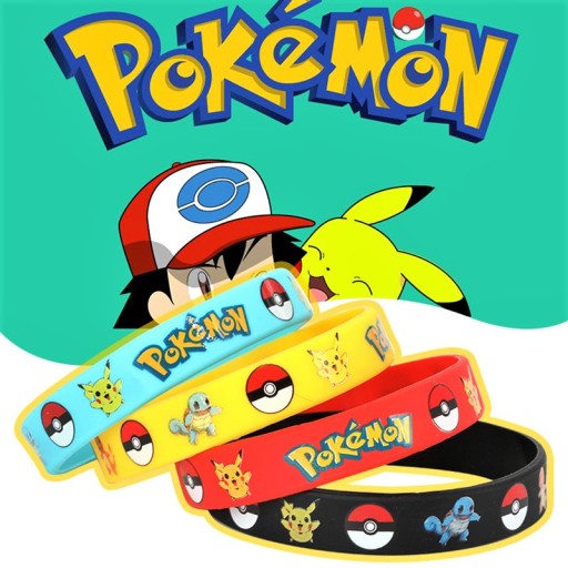 SILIKÓNOVÝ NÁRAMOK POKEMON GO, ŽLTÉ