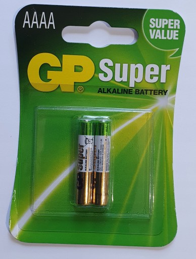 Batéria LR8D425 GP 25A, MN2500, LR61, AAAA (2 ks blister)