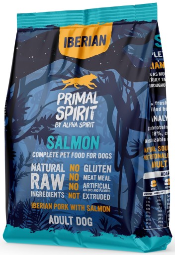 PRIMAL SPIRIT Iberian Salmon 1kg krmivo pre psov