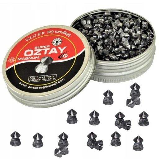 DIABOLO OZTAY MAGNUM SHARPS 4,5MM 500 KS
