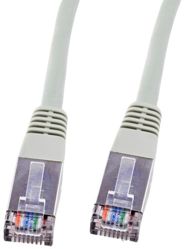 Kábel Internet Sieťový kábel Patchcord LAN RJ45 Cat 5e 3m tienený