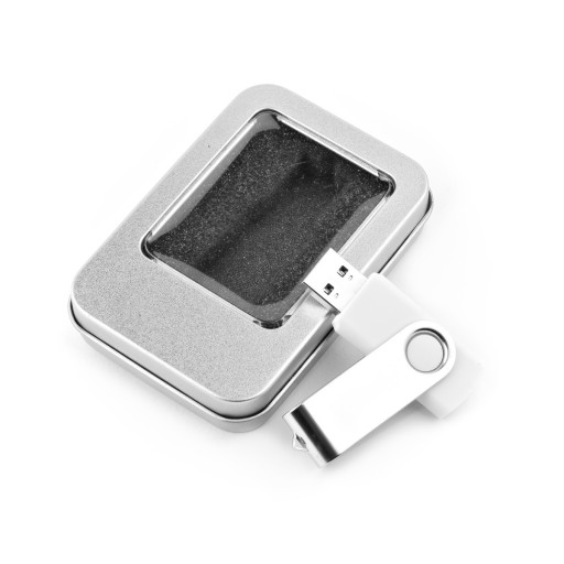 Pendrive 1 GB 2.0 + kovová krabička + SVADOBNÉ gravírovanie