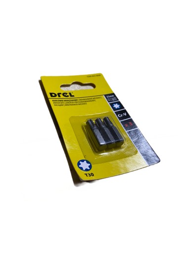 TORX BIT SET T30 X 25MM 3 ks. BIT, BIT