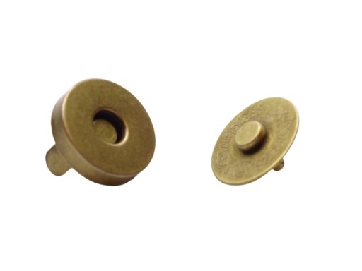 Magnetická spona na tašku s 1 18 mm starým zlatým nitom